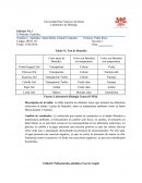 Tabla #1: Test de Benedict