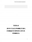 JESUS NACE POBRE PARA ENRIQUECERNOS CON SU POBREZA.