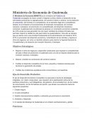 Ministerio de Economía de Guatemala. Objetivos Estratégicos