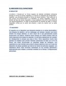 Si un circuito RLC en serie es sometido a un escalón de tensión , la ley de las mallas impone la relación.