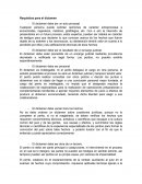 Requisitos para el dictamen