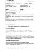 Ejercicio Control Estadístico de Calidad