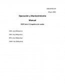 Manual de mantenimiento.