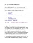 La familia y su interacción