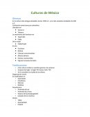 Culturas de México.