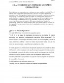 Características de los sistemas operativos.