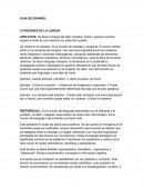 GUIA DE ESPAÑOL I.FUNCIONES DE LA LENGUA