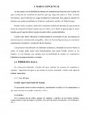 Marco Conceptual. PODER DEL AGUA