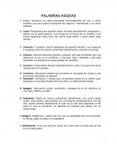 Palabras agudas graves y esdrujulas