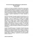 PAUTAS PARA REALIZAR LAS PRÁCTICAS DE LABORATORIO DE BIOLOGÍA GENERAL