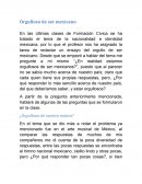 Orgulloso de ser mexicano.