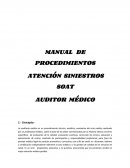 MANUAL DE PROCEDIMIENTOS ATENCIÓN SINIESTROS SOAT