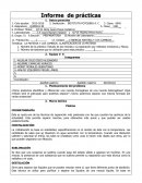 Informe de prácticas LA MATERIA Y LOS CAMBIOS. CLASIFICACION DE LA MATERIA