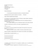 Examen de Ciencias.