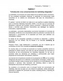 Capítulo 1 “Introducción a las comunicaciones de marketing integradas.”