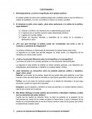 Etimológicamente, ¿Cuál es el significado de la palabra política?