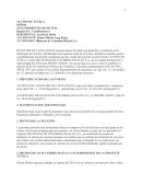 Acción de Tutela. Actividad