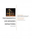 TRATAMIENTO A LOS MENORES INFRACTORES