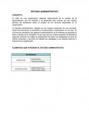 ESTUDIO ADMINISTRATIVO CONCEPTO
