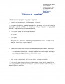 Ética, moral y moralidad