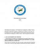 El Problema de Investigación y el Marco Teórico