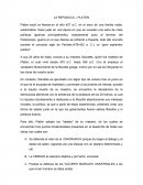 La República de Platón. La República es un dialogo que explica por partes lo que es el Estado ideal de Platón