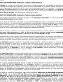 Producción, Turismo y Desarrollo Local