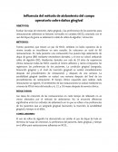 Influencia del método de aislamiento del campo operatorio sobre daños gingival