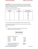 COSTO PRÁCTICO. La empresa individual LICITACION S.A.C. cuenta con diez estaciones de operación, en las cuales se produce una variedad de proyectos.