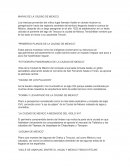 Primeros planos de la ciudad de Mexico