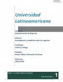 Estadística descriptiva.