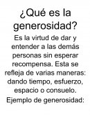 QUE ES LA GENEROSIDAD