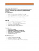 Tare de ingles: Paste simple mas verb to be