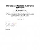 Inteligencia - Psicología