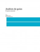 Análisis de guías Proyecto semestral Enero Habilidad Lectora