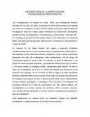 METODOLOGÍA DE LA INVESTIGACIÓN PROBLEMAS DE INVESTIGACIÓN