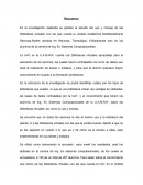 Informe de Investigación realizada