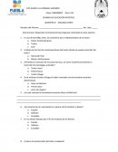 Examen Educación Artística 2 Segundo Corte Bachillerato