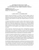 LA EDUCACIÓN Y EL NEOLIBERALISMO