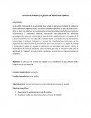 Círculos de calidad y la gestión de relaciones públicas