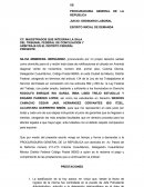 DEMANDA LABORAL PGR PROCURADURIA GENERAL DE LA REPUBLICA.