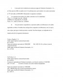 Informe de contabilidad de empresa.