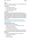 El objetivo de la actividad es analizar el caso y explicar el problema que se tiene y dar una solución a la problemática