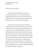 ¿Que son las Humanidades? - Ensayo