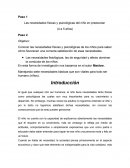 Necesidades Físicas y psicológicas del niño en preescolar