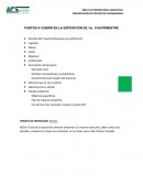 PUNTOS A CUBRIR EN LA EXPOSICIÓN DE 1er. CUATRIMESTRE