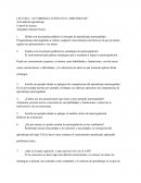 Autorregulación en el aprendizaje