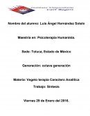 Tarea de vegetoterapia