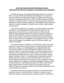 GUÍA PARA REALIZAR INVESTIGACIONES SOCIALES. (Elaboración del informe de investigación y presentación de los resultados)