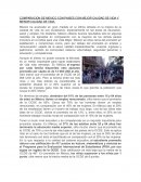 COMPARACION DE MEXICO CON PAISES CON MEJOR CALIDAD DE VIDA Y MENOR CALIDAD DE VIDA